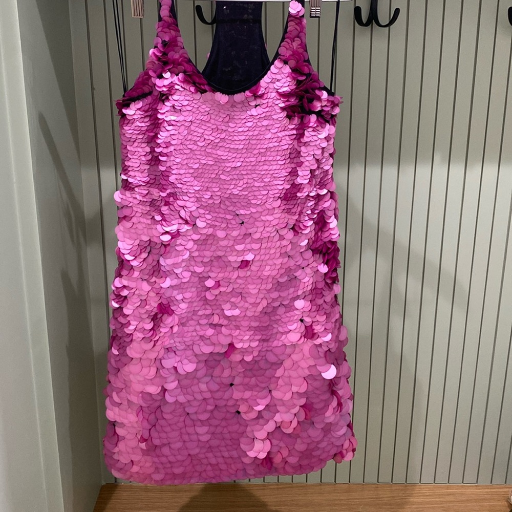 JAYGODFREY mini sequence tank dress.